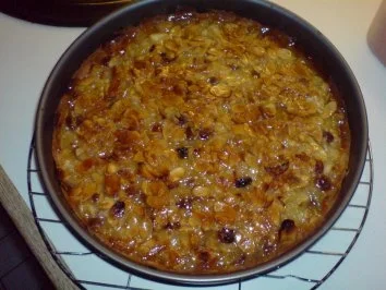 Rezept: Apfelkuchen mit Mandelkruste Apfelkuchen mit Mandelkruste - Rezept