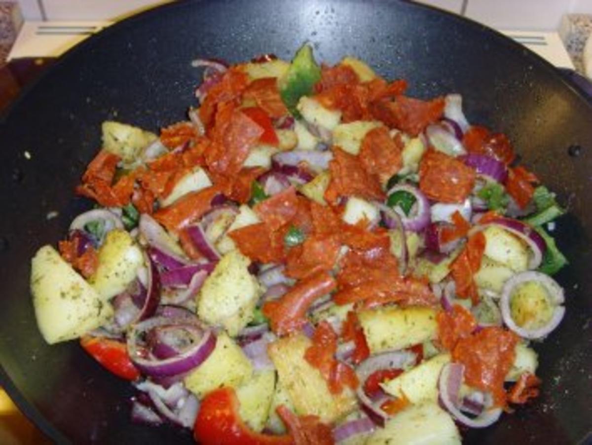 Bulgarische Paprika – Kartoffel Pfanne…. - Rezept - Bild Nr. 5