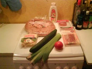 Abendbrot: Fladenbrot aus dem Waffeleisen - Rezept - Bild Nr. 2