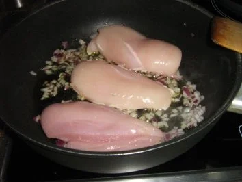 Hähnchenbrustfilet mit einer Gemüsepfanne - Rezept - Bild Nr. 4