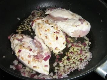 Hähnchenbrustfilet mit einer Gemüsepfanne - Rezept - Bild Nr. 5