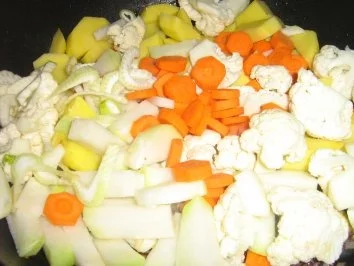 Hähnchenbrustfilet mit einer Gemüsepfanne - Rezept - Bild Nr. 6