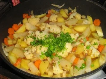 Hähnchenbrustfilet mit einer Gemüsepfanne - Rezept - Bild Nr. 8