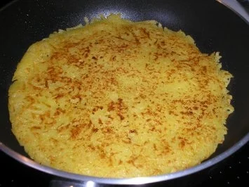 Fränkische Fleischküchli mit Rösti - Rezept - Bild Nr. 3