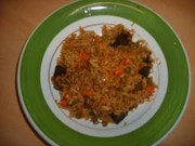 Mary's Bunte Reispfanne mit Leber und Gemüse - Rezept