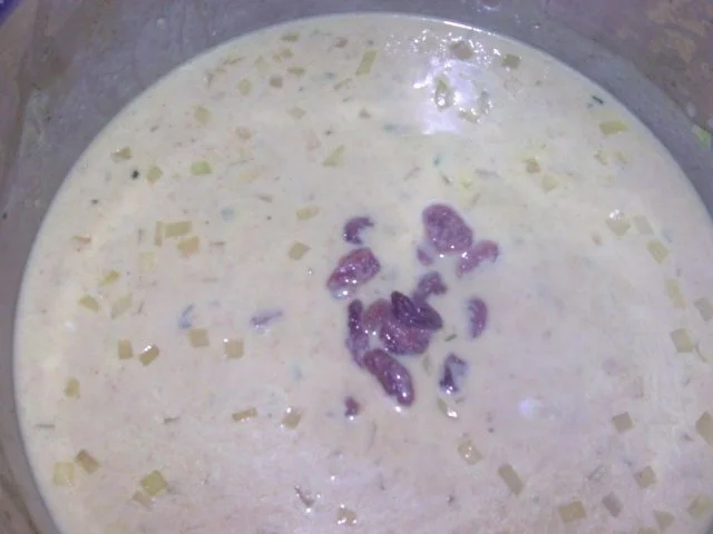 Rezept: grüne Bohnen mit Joghurtsauce Bild Nr. 3 grüne Bohnen mit Joghurtsauce - Rezept - Bild Nr. 3