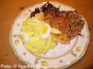 Curry-Eiersalat mit Rösti - Rezept