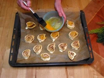 Mandel- Zimt-Schneckchen - Rezept - Bild Nr. 7