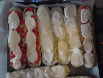 Mozarella Brote - Rezept