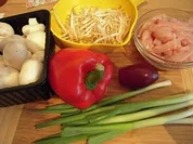 exotischer Geflügelsalat, eine scharfe Angelegenheit - Rezept