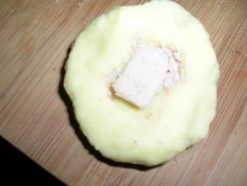 Gänseleber-Kartoffelknödelchen (Beilage zu meinen Ochsenbäckchen - siehe KB) - Rezept