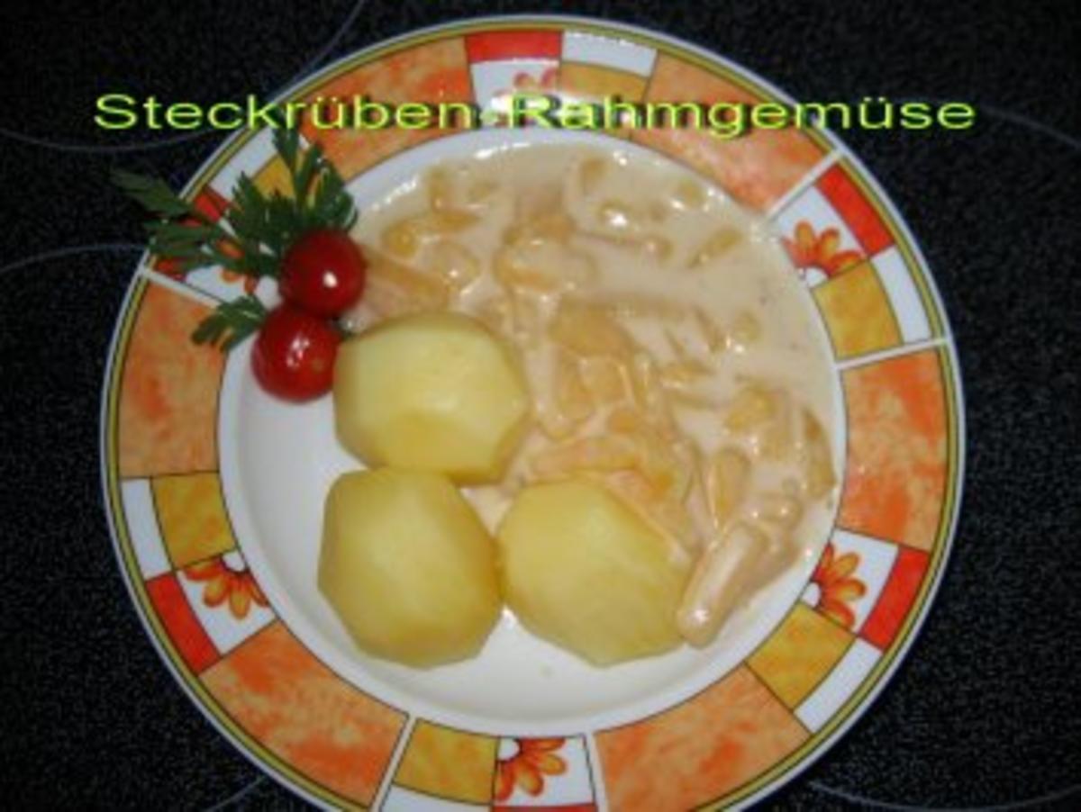 Bilder für Steckrüben- Rahmgemüse a la Mama - Rezept