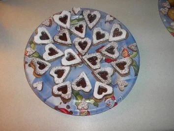 Schwarz - weiß - Herzen - Rezept