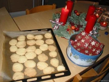 Plätzchen- Schneeflöckchen - Rezept
