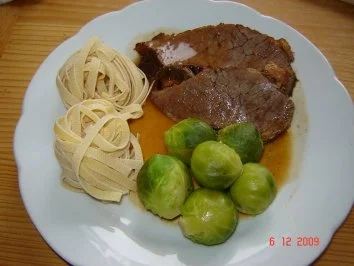 Fleisch : Rinderschmorbraten - Rezept