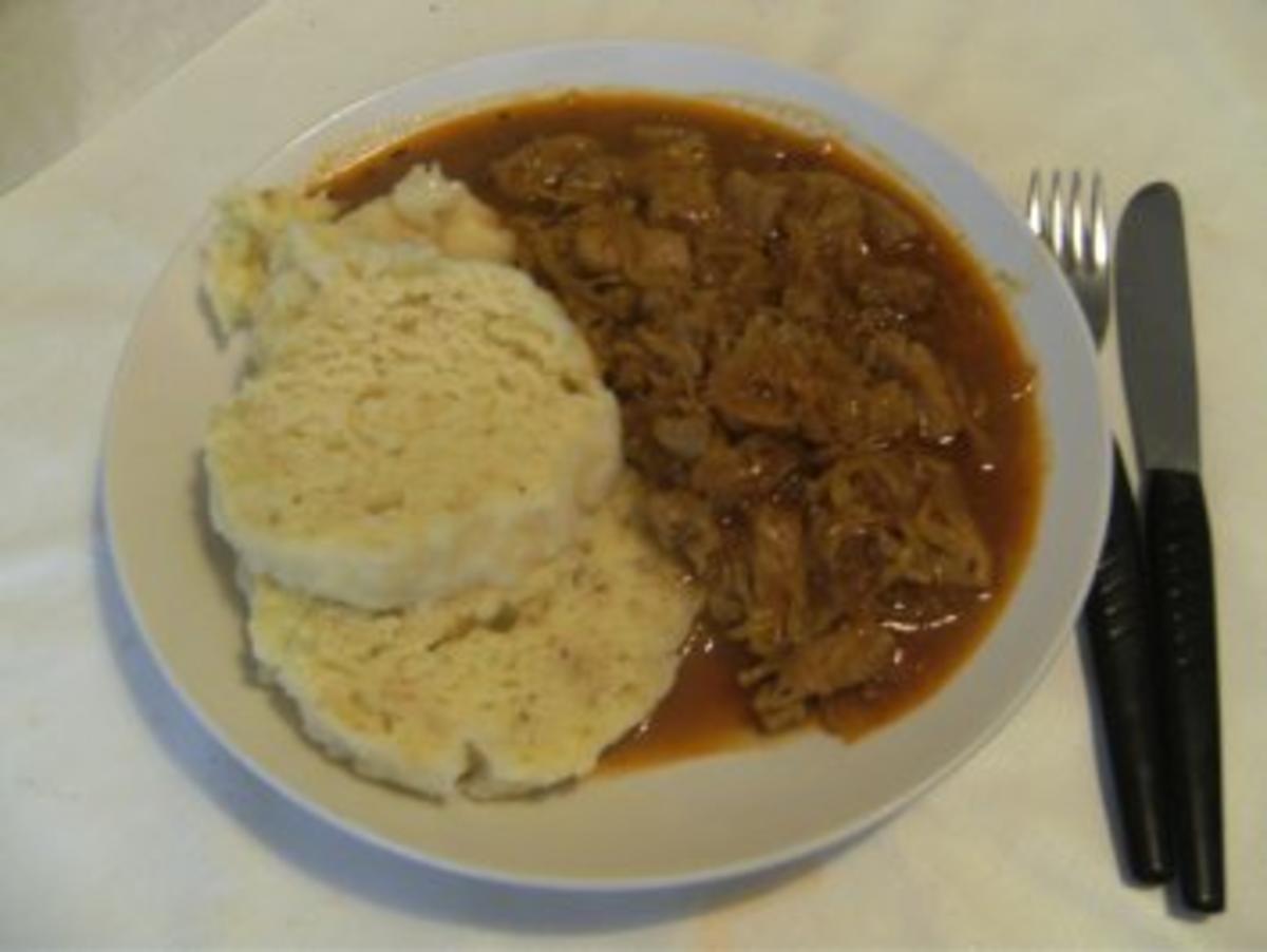 Bilder für HAUPTGERICHT - Szegediner Gulasch und Knedlíky - Rezept