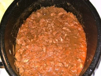 Rezept: HAUPTGERICHT - Szegediner Gulasch und Knedlíky Bild Nr. 3 HAUPTGERICHT - Szegediner Gulasch und Knedlíky - Rezept - Bild Nr. 3