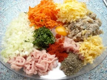 Putenhackbraten mit Lauch-Meerrettich-Sauce - Rezept - Bild Nr. 3