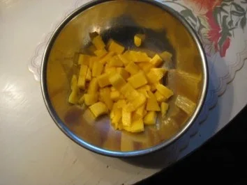 Gelbe Grütze auf rotem Spiegel - Rezept - Bild Nr. 4