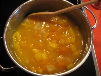 Gelbe Grütze auf rotem Spiegel - Rezept - Bild Nr. 6