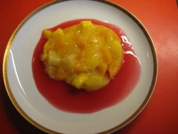 Gelbe Grütze auf rotem Spiegel - Rezept - Bild Nr. 8