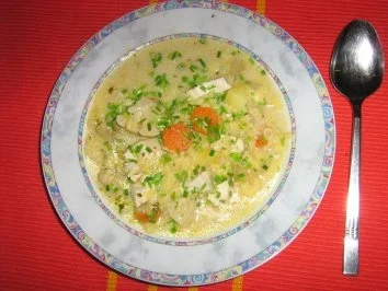 Rezept: Geflügelsüpple mit Gemüseeinlage Bild Nr. 4 Geflügelsüpple mit Gemüseeinlage - Rezept - Bild Nr. 4