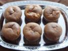 Kleingebäck - Apfelmus-Muffins mit Apfelstückchen - Rezept