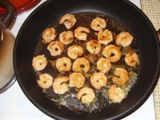 Garnelen auf Ananas-Gemüse und Safranreis - Rezept - Bild Nr. 3