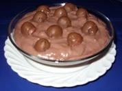 Schokomelonenkugeln auf Schokocreme - Rezept