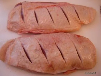 MAGRET DE CANARD AU CIDRE - Entenbrustfilet mit Cidre - Rezept - Bild Nr. 2