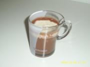 Heiße Schokolade mit Kaffeelikör - Sahne - Rezept
