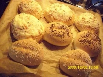 Brot/Brötchen: Bunte Brötchen - Rezept - Bild Nr. 3