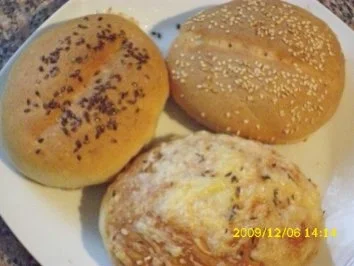 Brot/Brötchen: Bunte Brötchen - Rezept