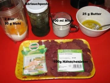 Flädleroulade mit Geflügelleberfarce - Rezept - Bild Nr. 2