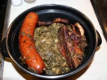 Grünkohleintopf mit Mettwürstchen und geräucherten Rippchen - Rezept - Bild Nr. 8