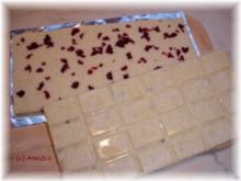 Nascherei - Schokolade mit Vanille und Cranberry - Rezept