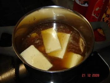 Fisch : Lachsterrine mit Siebensoße - Rezept - Bild Nr. 6