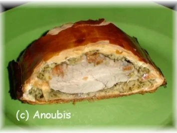 Hauptgericht deftig - Schweinelende im Yufkateigmantel - Rezept