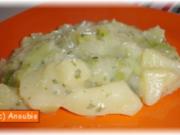 Gemüsebeilage - Porree-Kartoffel-Gemüse - Rezept