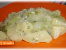 Gemüsebeilage - Porree-Kartoffel-Gemüse - Rezept