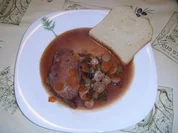 Flambierte Hühnerbrüste in Rotwein - Rezept