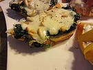 "Bruschetta" Mozzarella-Spinat - Rezept