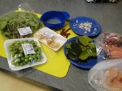 Thaigericht:Filets von Hänchen, Schwein und Rind in grüner Currypaste - Rezept