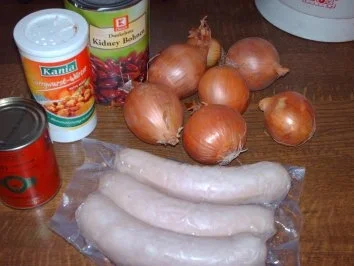 Rezept: Zwiebel-Wurst-Gulasch Zwiebel-Wurst-Gulasch - Rezept