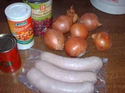 Zwiebel-Wurst-Gulasch - Rezept