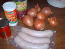 Zwiebel-Wurst-Gulasch - Rezept