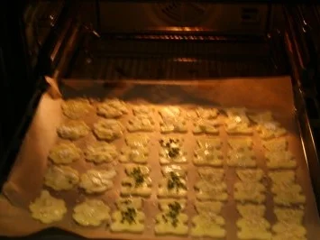 Butterplätzchen mit Mandel- und Nußdeko - Rezept - Bild Nr. 3