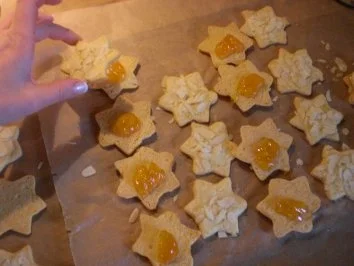 Gefüllte Mandelsterne - Rezept - Bild Nr. 6