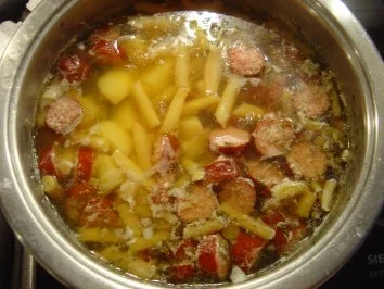 Wachsbohnen-Eintopf mit Mettendchen - Rezept - Bild Nr. 3