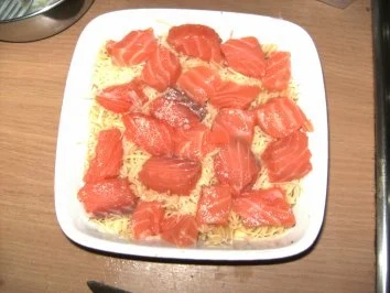 Aufläufe/ Überbackenes: Nudel-Spinat-Lachs-Auflauf - Rezept - Bild Nr. 4